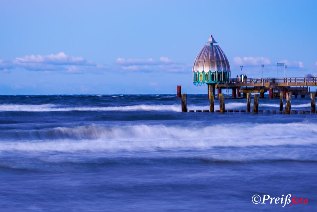 Seebrücker Zingst an der Ostsee